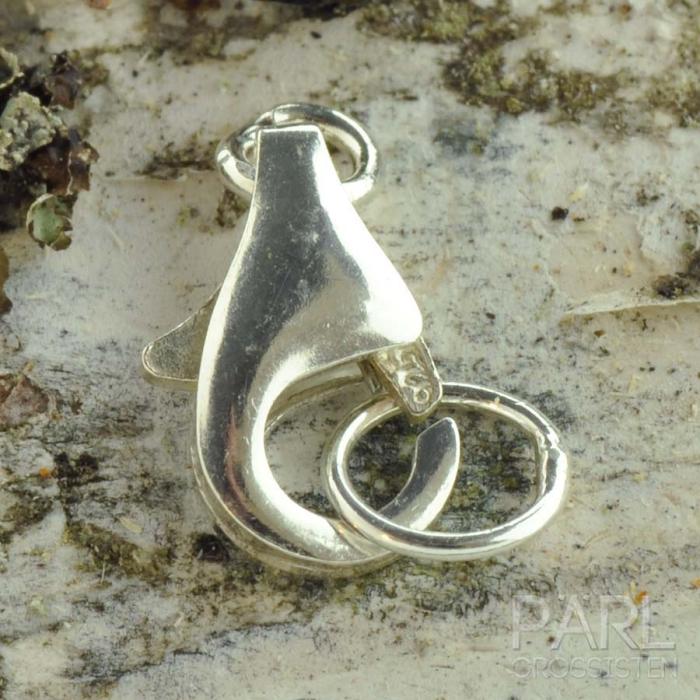 Lås karbinhake 11x6 mm, Silver 925 (st)