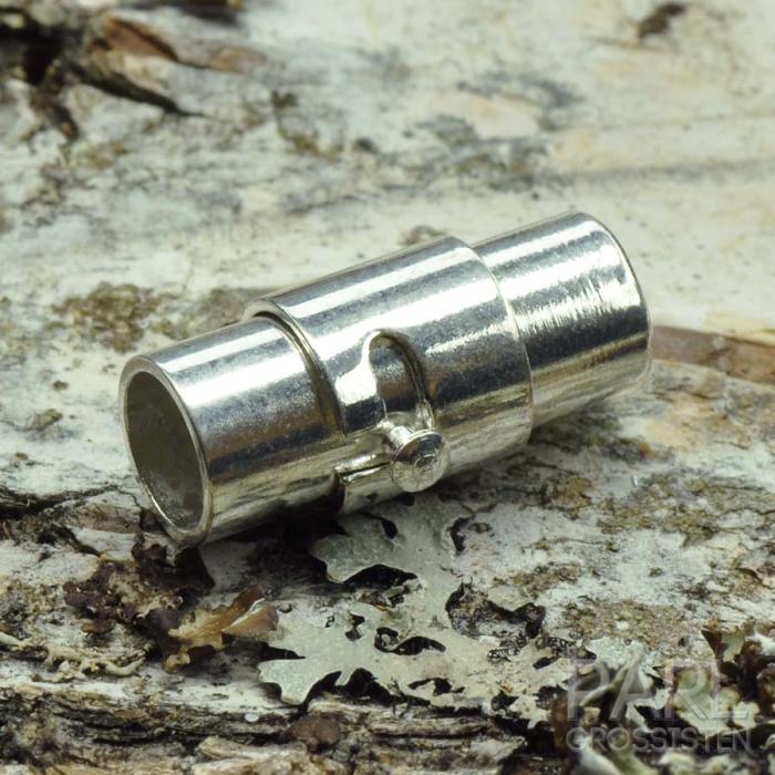 Magnetlås rund 5 mm, Silverfärg (st)