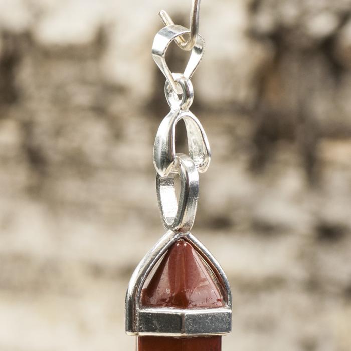 Berlockhållare med stift, Silverfärg (5st)