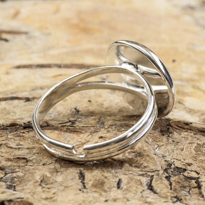 Ringstomme för cabochon 12 mm, Silverfärg (st)