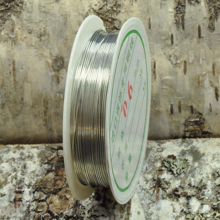 Koppartråd 0,4 mm, Silverfärg (15 m)