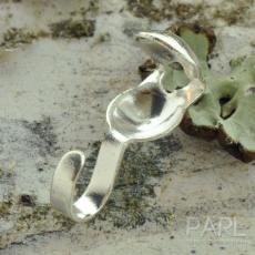 Knutgömma 4 mm, Silverfärg (20st+)