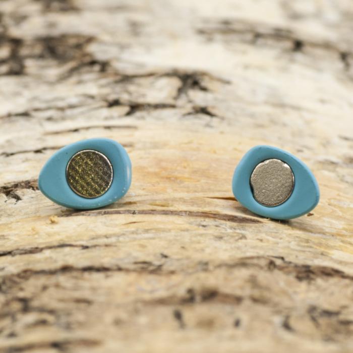 Magnetlås Hjärta 16x10,5 mm, Turkos (st)