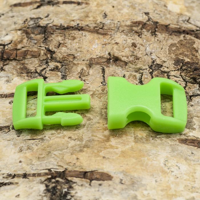 Lås Survival plast 29x15 mm, Grön (5st)