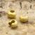 Klämpärlsgömma 3x4 mm, Guldfärg (20st)