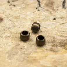 Klämpärla rund 2 mm, Antikbrons (100st)