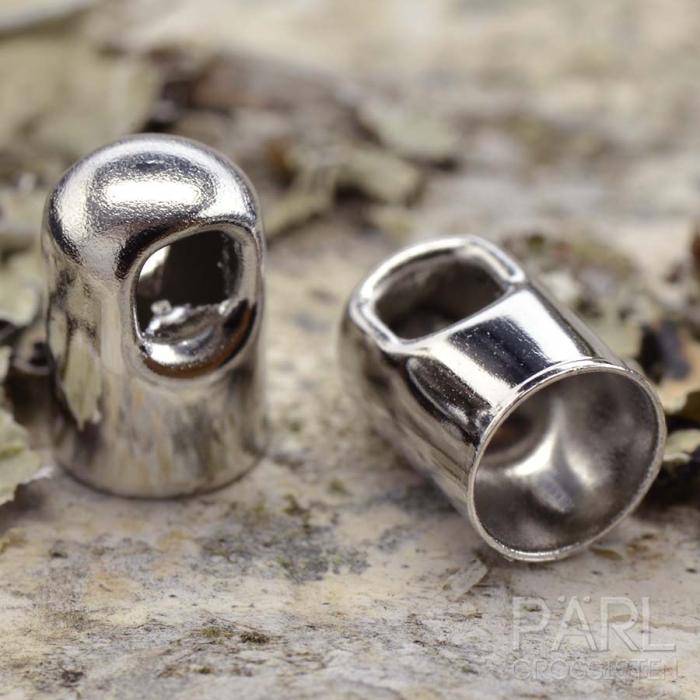 Bandavslut 5x8 mm, Platinafärg (10st)