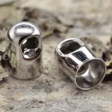 Bandavslut 5x8 mm, Platinafärg (10st)
