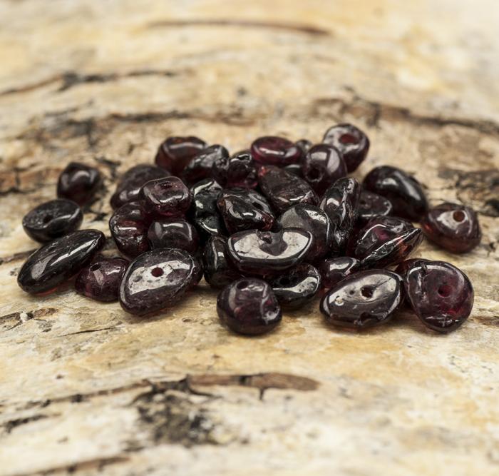 Granat Chip 5-10 mm, Röd (40st)