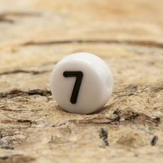 Sifferpärla 7 7mm, Vit (25st)