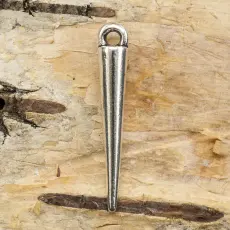 Berlock Spike 3,5x21 mm, Antiksilver (5st)