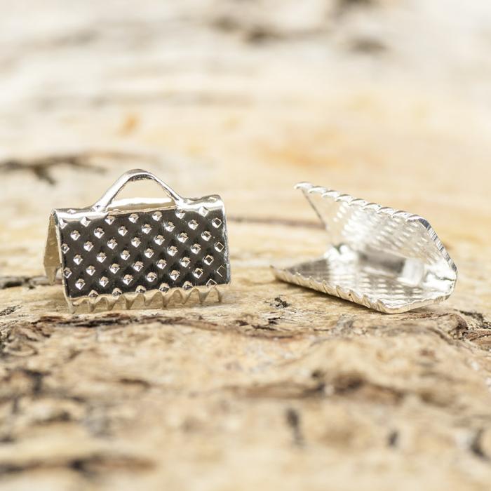 Bandavslut 6x10 mm, Silverfärg (20st)