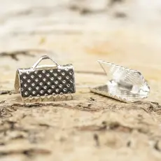 Bandavslut 6x10 mm, Silverfärg (20st)