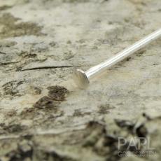 Hattn&aring;l 50x0,7 mm, Silverf&auml;rg (50st)