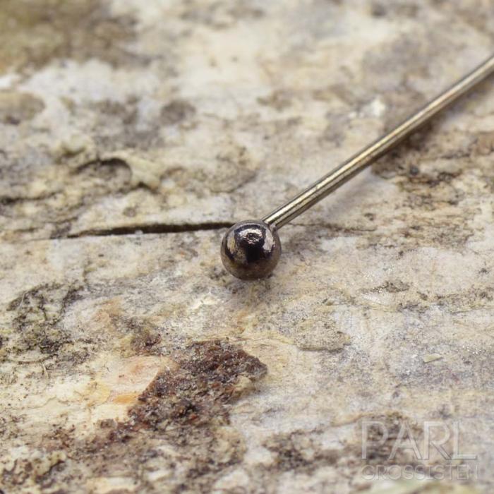 Hattnål med kula 50x0,5 mm, Svart (40st)
