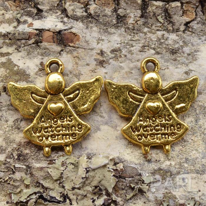 Berlock Angels watching over me, Antikguld (5st)