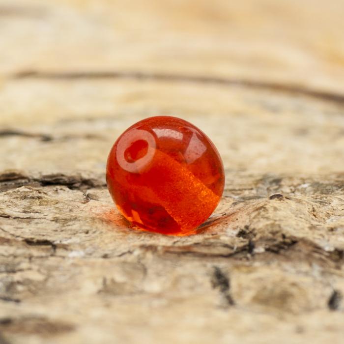 Glaspärla Rund 6 mm, Orange (40st)