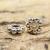 Mellandel Blomma 4 mm, Antiksilver (40st)