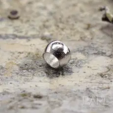 Klämpärla rund 2 mm, Metallfärg (100 st)