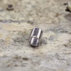 Klämpärla avlång 1,5 mm, Platinafärg (100st)
