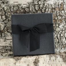 Presentask Armband 9x9 cm, Svart (st)