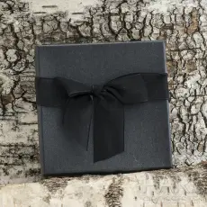 Presentask Armband 9x9 cm, Svart (st)