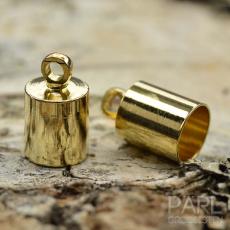 Bandavslut 6x9 mm, Guldfärg (5st)