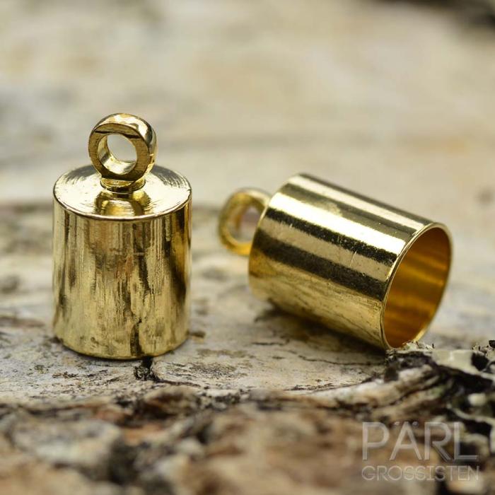 Bandavslut 6x9 mm, Guldfärg (5st)