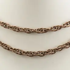 Smyckekedja 7,5x5 mm, Antikkoppar (1 m)