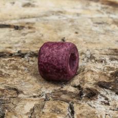 Keramikpärla Pelare 6x5 mm, Vinröd (20st)