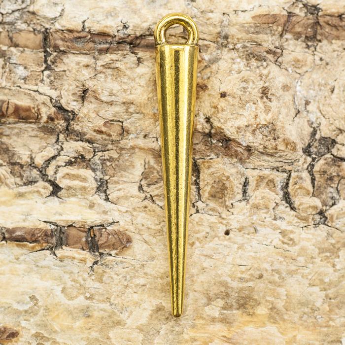Berlock Spike 5x34 mm, Guldfärg (3st)