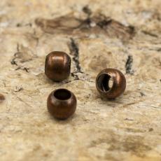 Kl&auml;mp&auml;rla rund 3 mm, Antikkoppar (ca 50st)