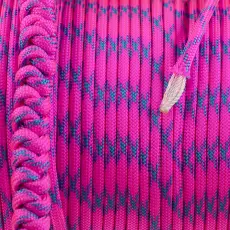 Paracord 550, Pink With Blue X (meter)