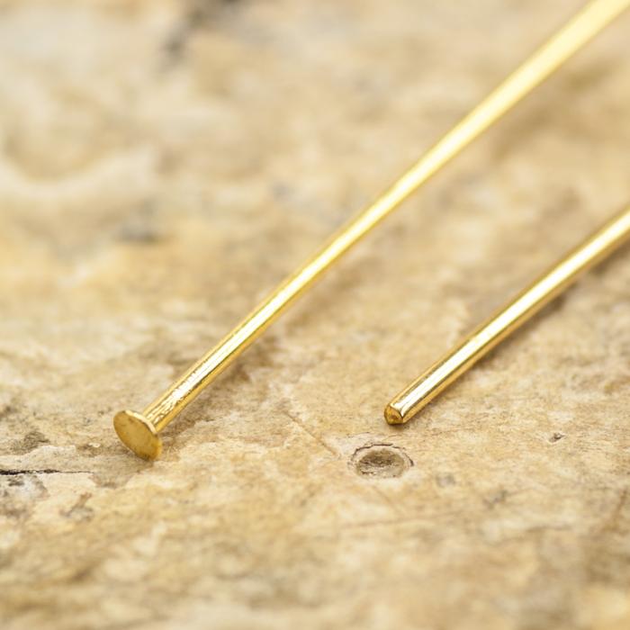 Hattnål 51x0,5 mm, Guldfärg (40st)