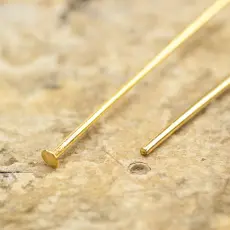 Hattnål 51x0,5 mm, Guldfärg (40st)