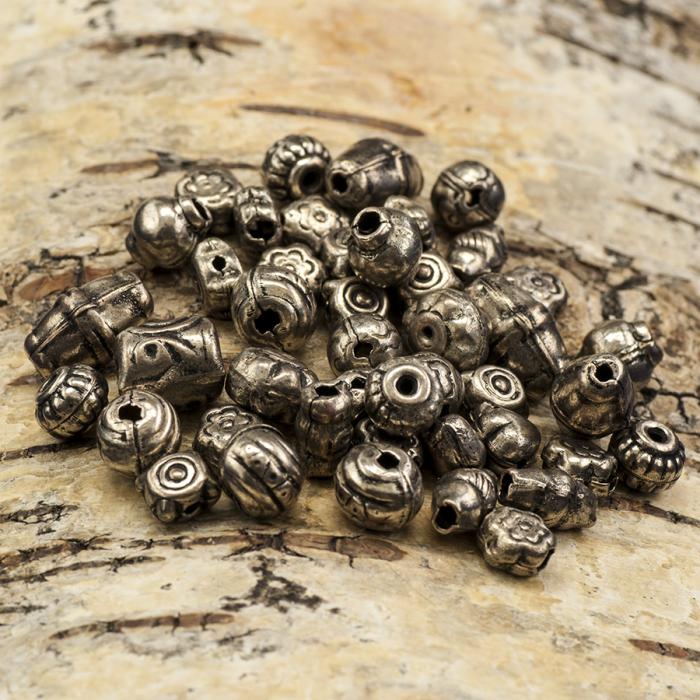 Metallpärlor mix 7-15 mm (20g)