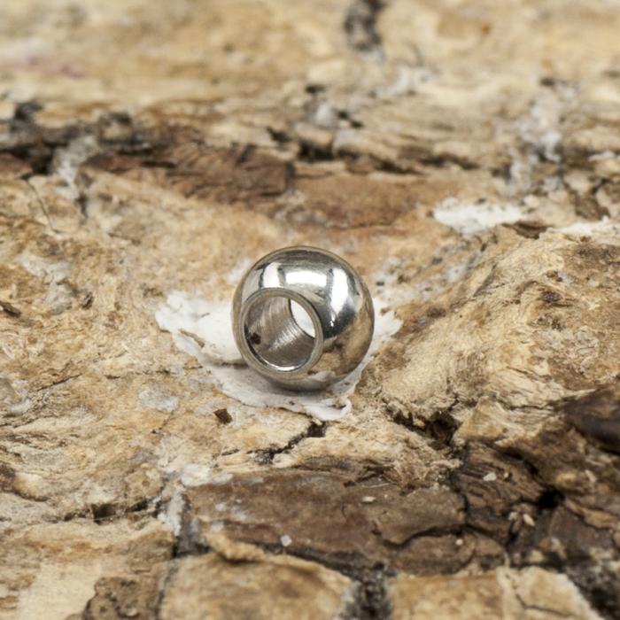 Pärla i Rostfritt stål 3x2 mm (10st)