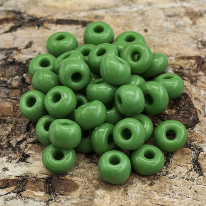 Seed Beads opak 5 mm, Grön (20g)