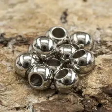 Pärla i Rostfritt stål 3x2 mm (10st)