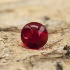 Glasp&auml;rla rund 4 mm, R&ouml;d (60st)