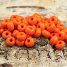 Seed Beads opak 5 mm, Mörkorange (20g)