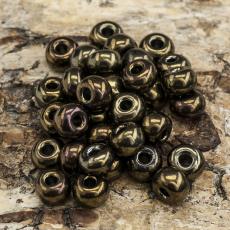 Seed Beads Metallic 5 mm, Brunmulti (20g)