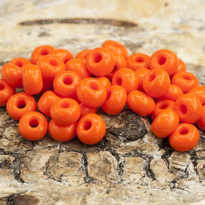 Seed Beads opak 5 mm, Mörkorange (20g)