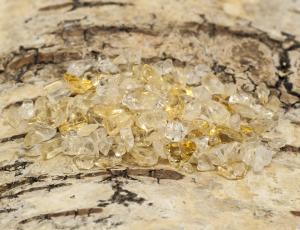 Citrin Chip 2-6 mm, Gulorange/Klar (ca 50st)