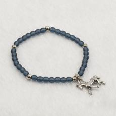 Armband Häst XS, Blå/Silverfärg (st)