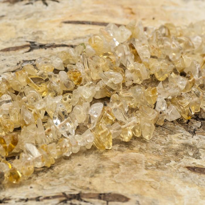 Citrin Chip 2-6 mm, Gulorange/Klar (ca 50st)