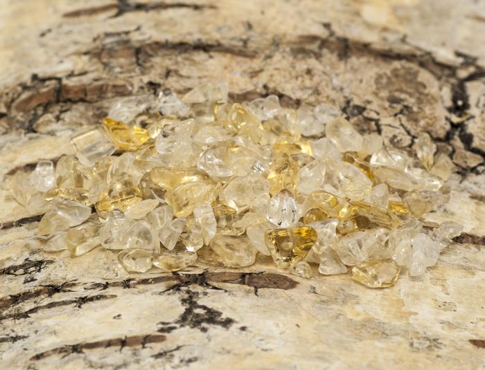 Citrin Chip 2-6 mm, Gulorange/Klar (ca 50st)