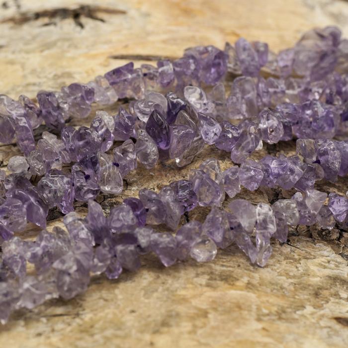 Ametist Chip 2-6 mm, Lila (ca 50st)