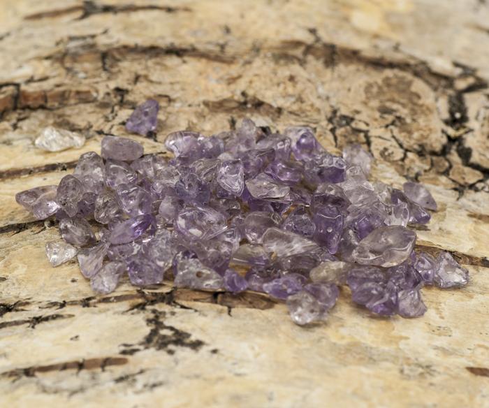 Ametist Chip 2-6 mm, Lila (ca 50st)