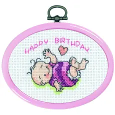 Broderikit Födelsedagsminne - Olivia